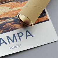 Tampa Poster - Florida Wall Art