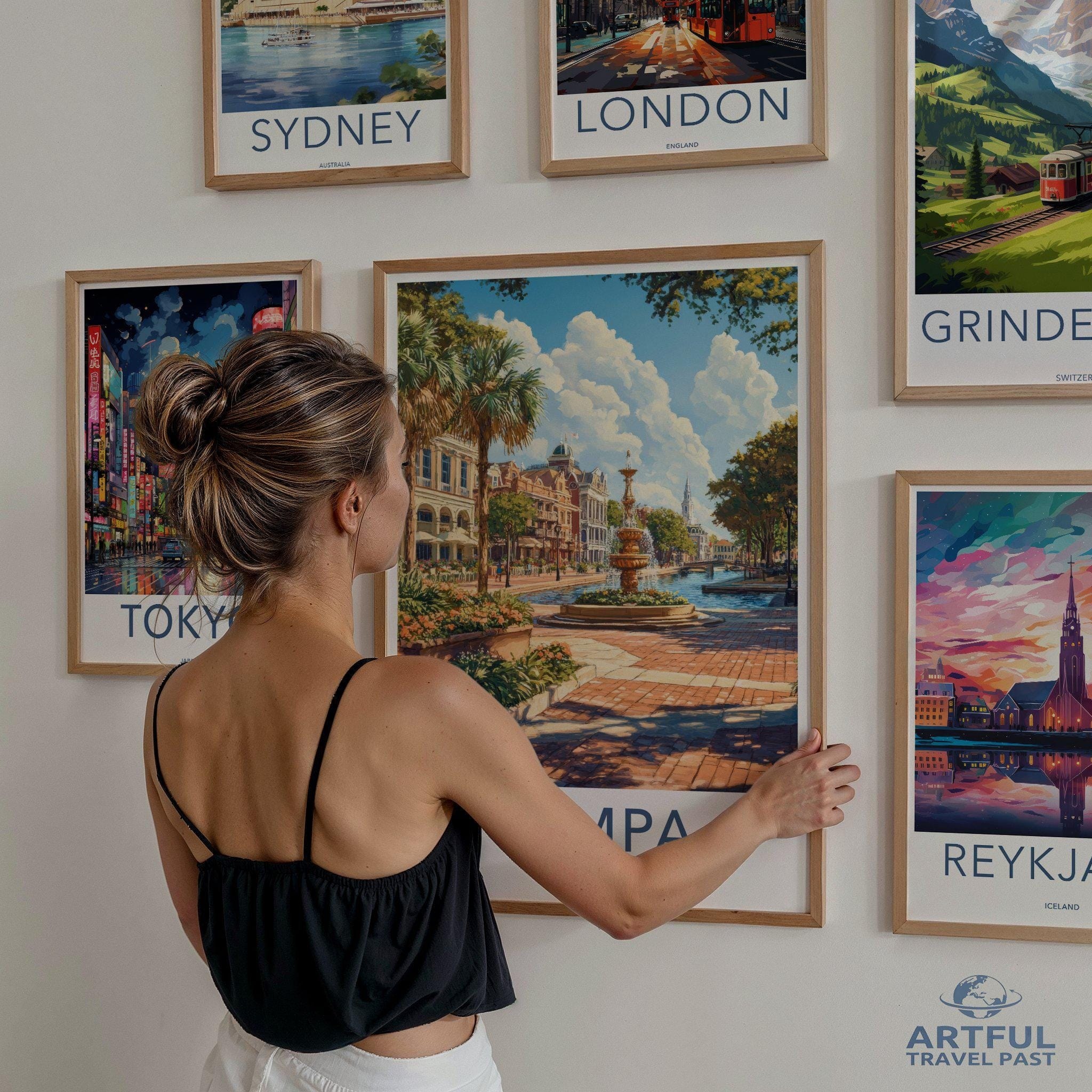 Tampa Poster - Florida Wall Art