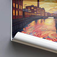 Tampere Poster | Finland Wall Art | Scandinavia Decor