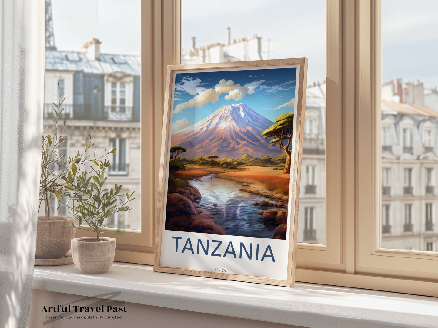 Tanzania Poster | Safari Wall Art | Africa Decor