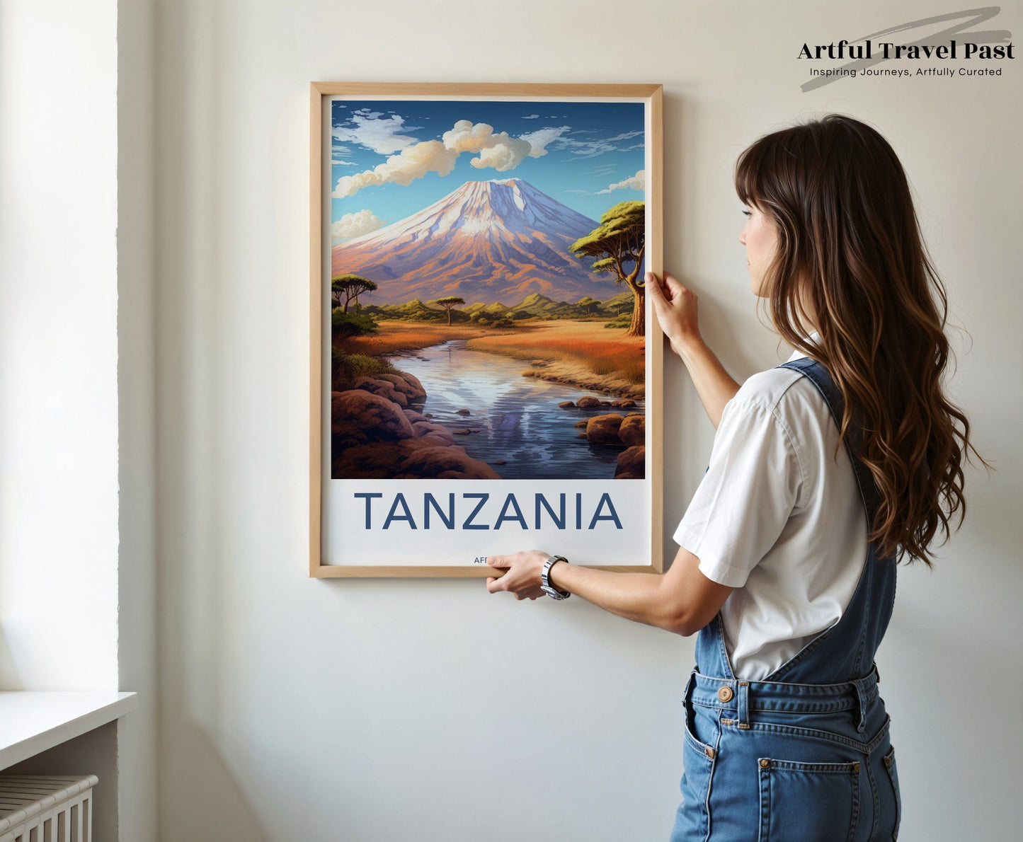 Tanzania Poster | Safari Wall Art | Africa Decor