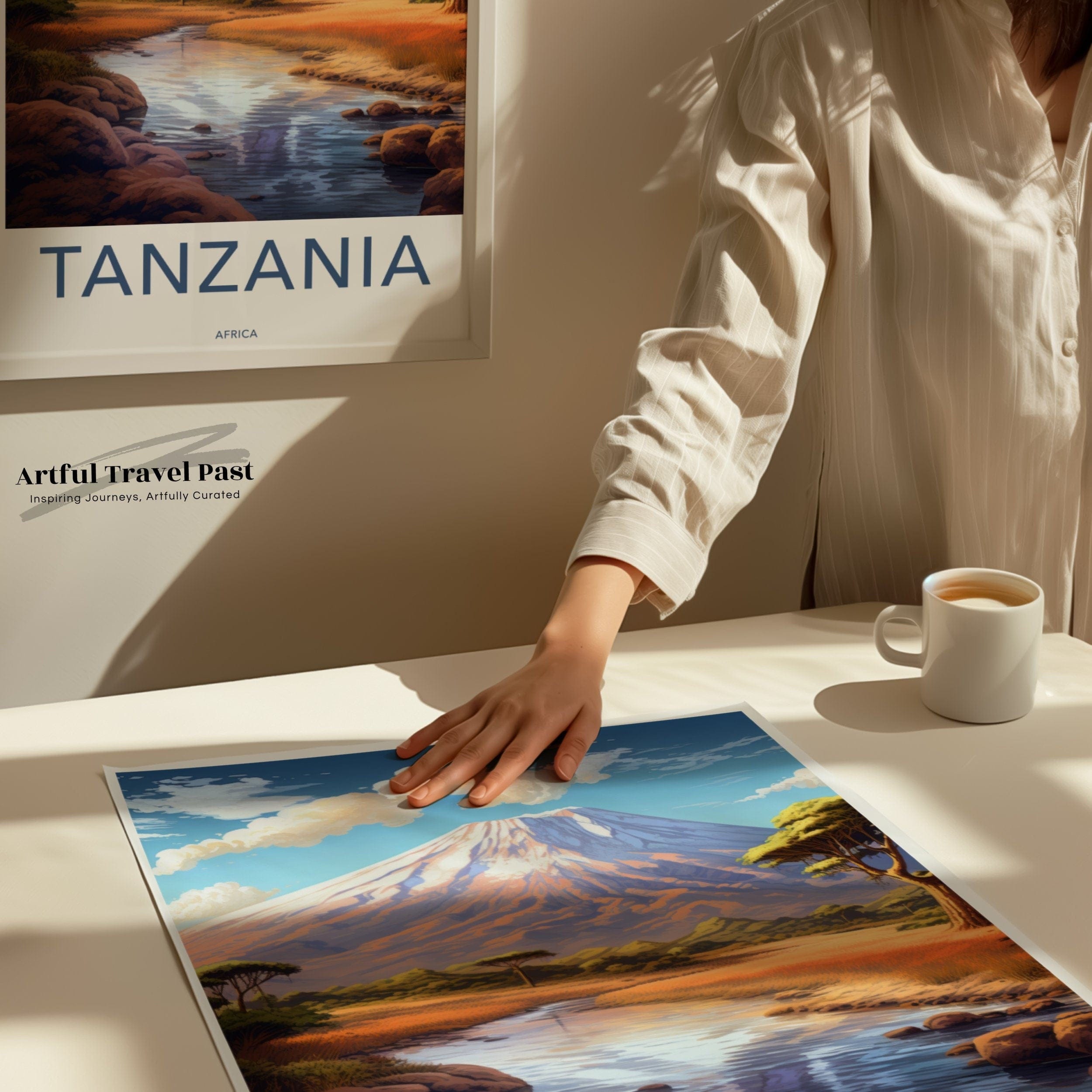 Tanzania Poster | Safari Wall Art | Africa Decor