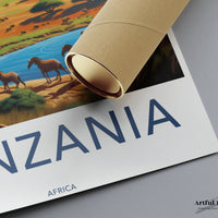 Tanzania Poster | Tanzania Wall Art | Africa Decor