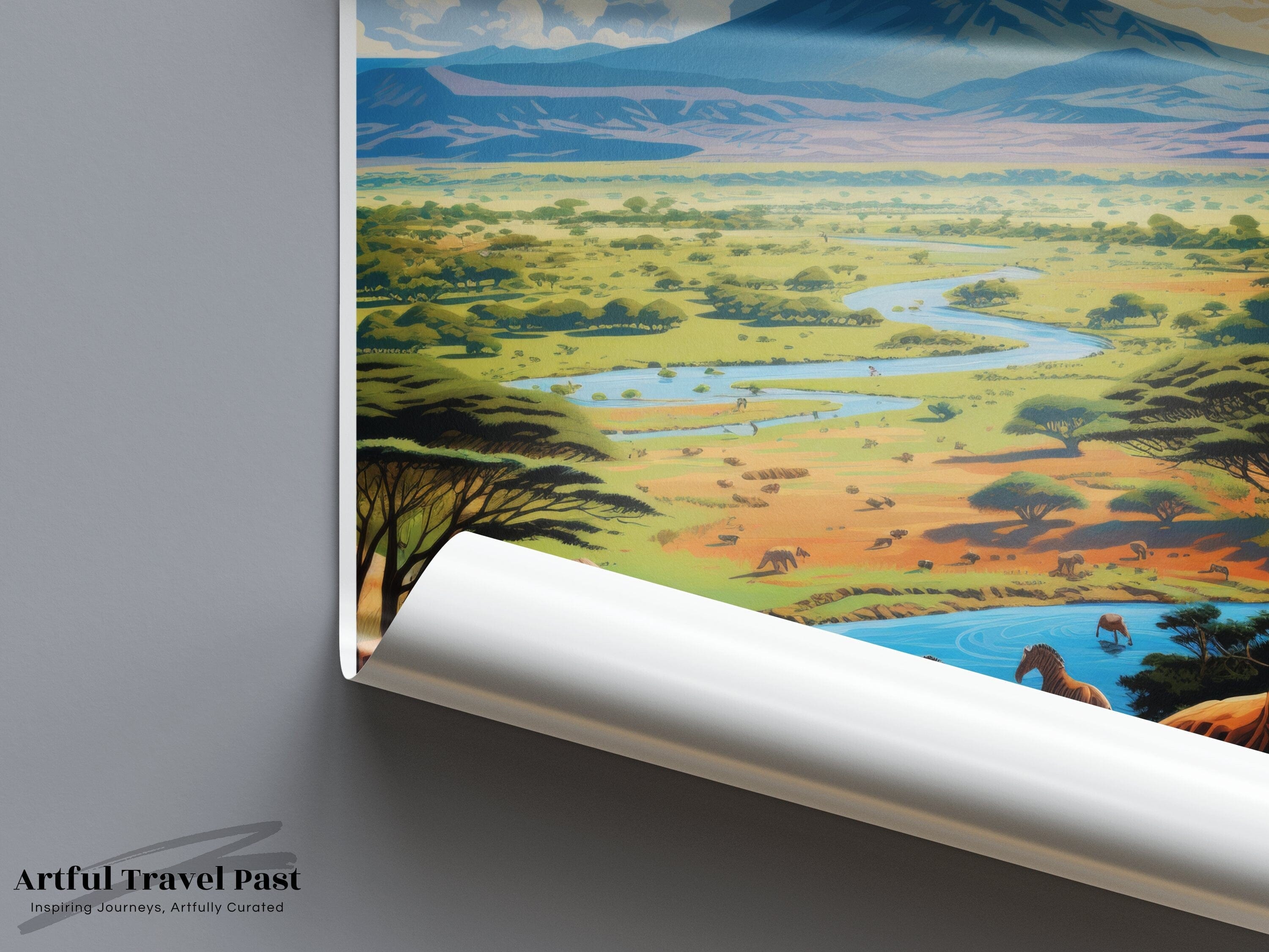 Tanzania Poster | Tanzania Wall Art | Africa Decor