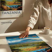 Tanzania Poster | Tanzania Wall Art | Africa Decor