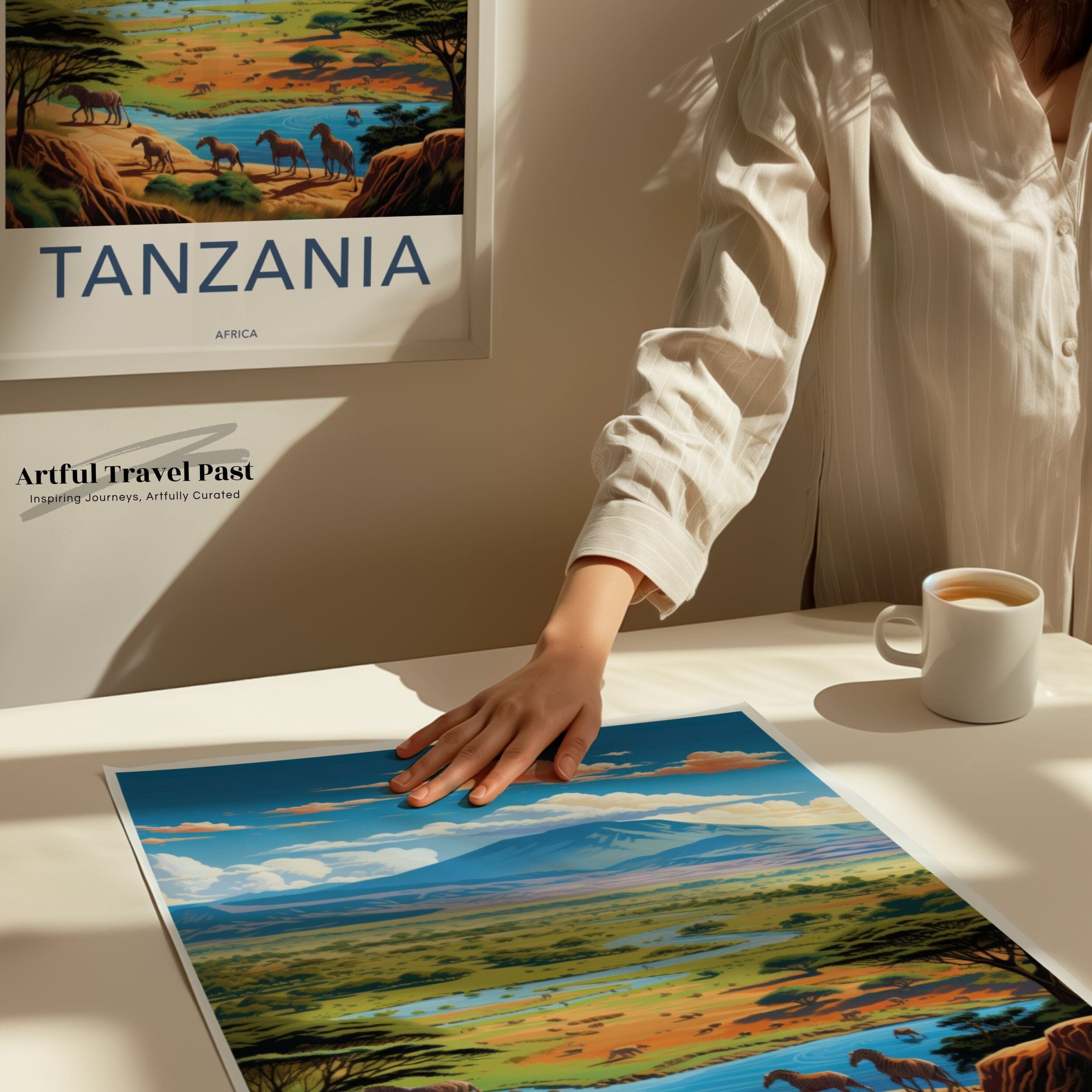 Tanzania Poster | Tanzania Wall Art | Africa Decor