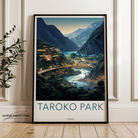 Taroko Park Poster - Taiwan Wall Art