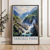 Taroko Park Poster - Taiwan Wall Art