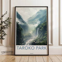 Taroko Park Poster - Taiwan Wall Art