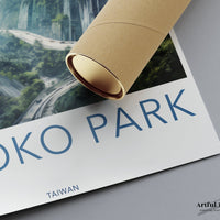 Taroko Park Poster | Taiwan Wall Art | Asia Decor