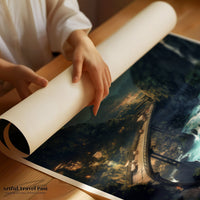 Taroko Park Poster | Taiwan Wall Art | Asia Decor