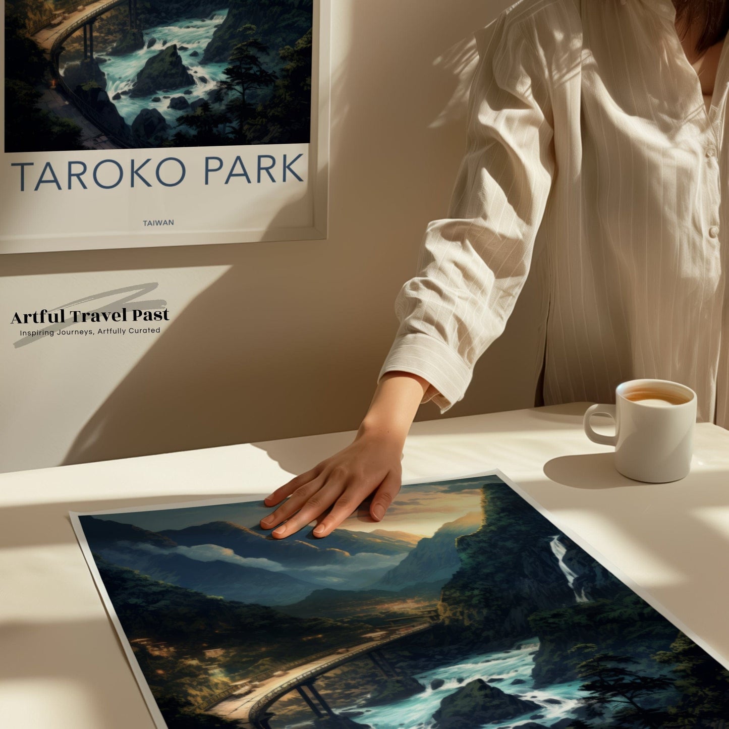 Taroko Park Poster | Taiwan Wall Art | Asia Decor