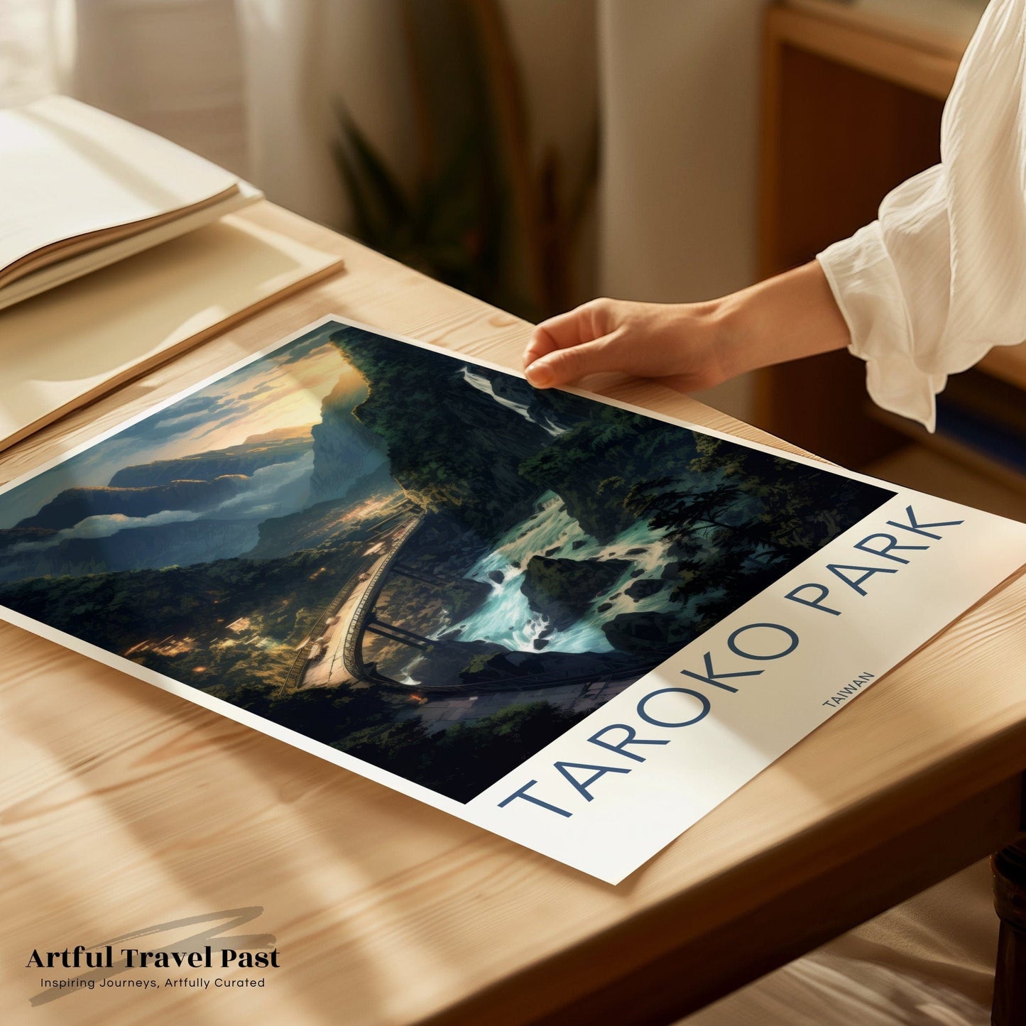 Taroko Park Poster | Taiwan Wall Art | Asia Decor