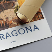 Tarragona Poster | Spain Wall Art | Europe Decor