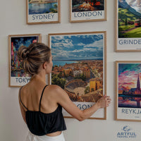 Tarragona Poster | Spain Wall Art | Europe Decor