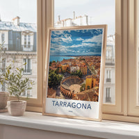 Tarragona Poster | Spain Wall Art | Europe Decor