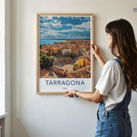 Tarragona Poster | Spain Wall Art | Europe Decor