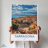Tarragona Poster | Spain Wall Art | Europe Decor