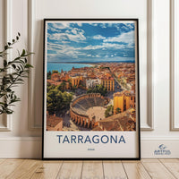 Tarragona Poster | Spain Wall Art | Europe Decor