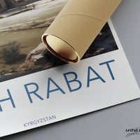 Tash Rabat Poster | Kyrgyzstan Wall Art
