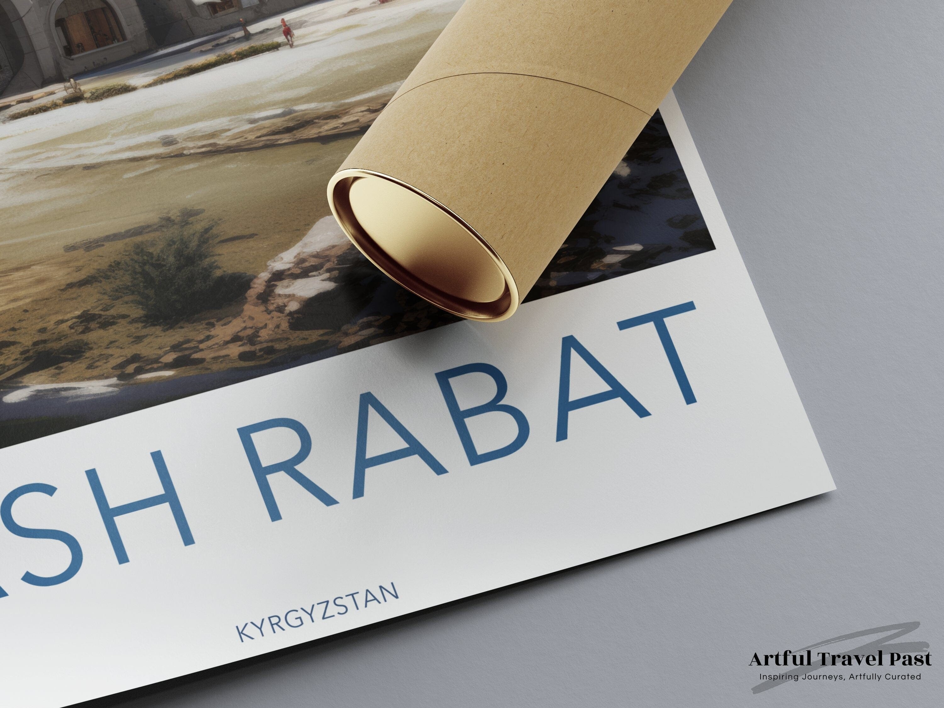 Tash Rabat Poster | Kyrgyzstan Wall Art