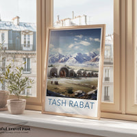 Tash Rabat Poster | Kyrgyzstan Wall Art