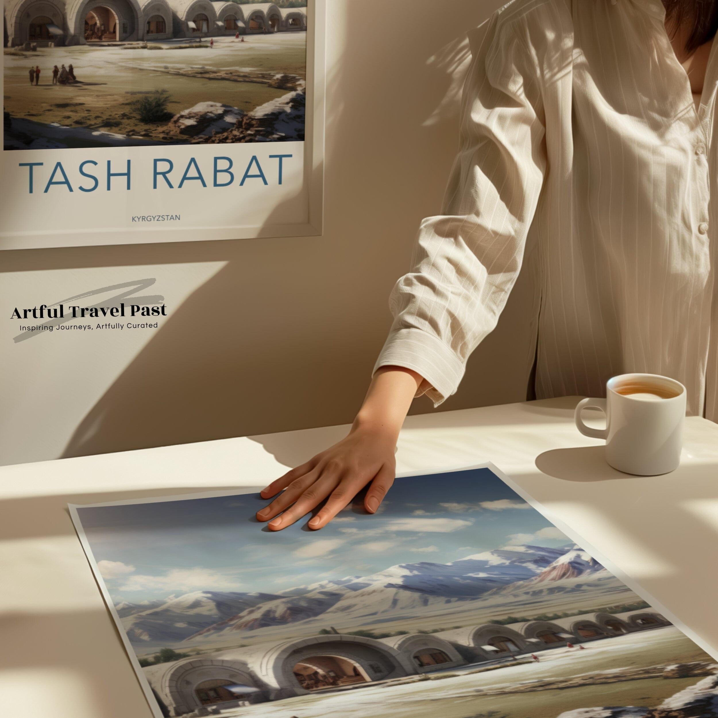 Tash Rabat Poster | Kyrgyzstan Wall Art