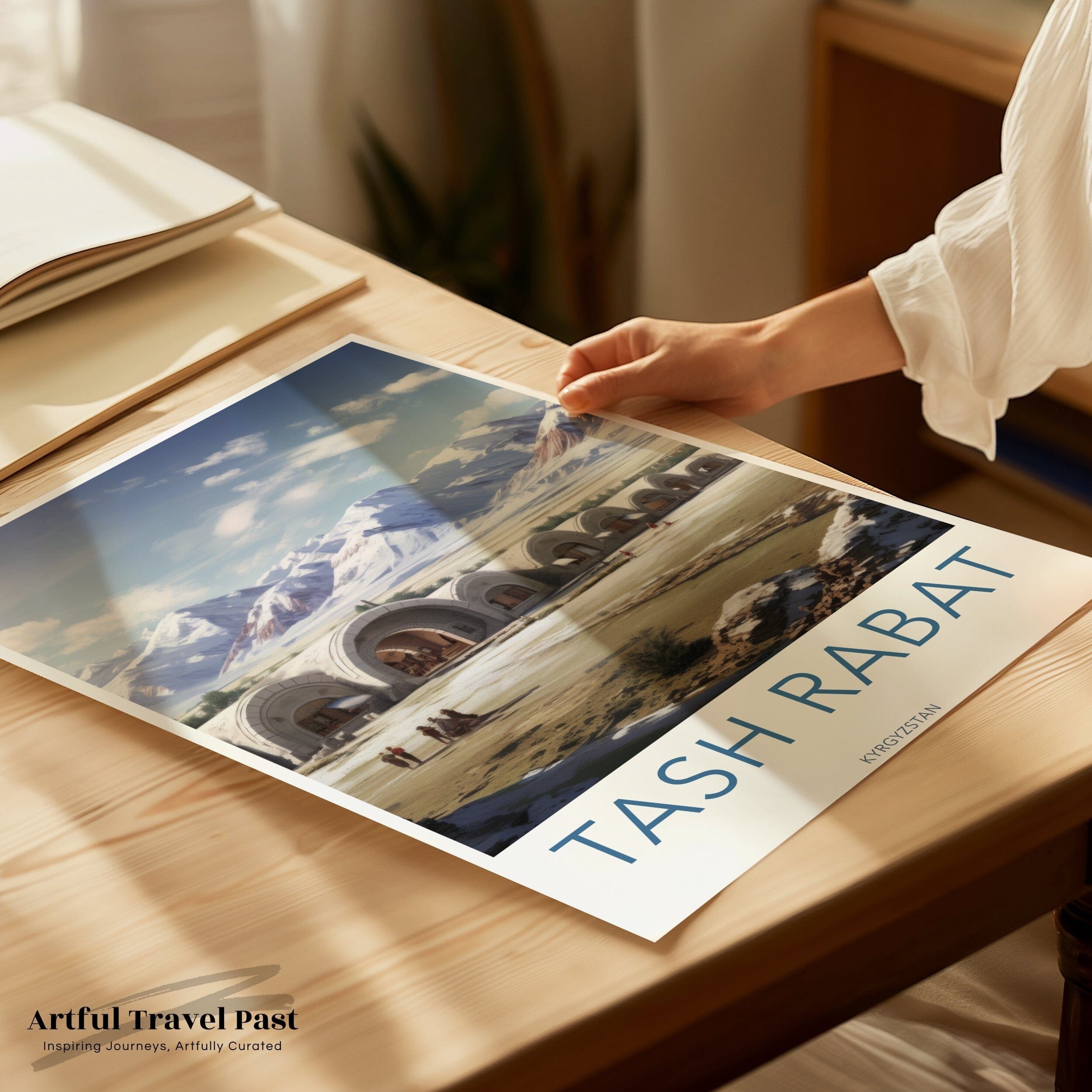 Tash Rabat Poster | Kyrgyzstan Wall Art