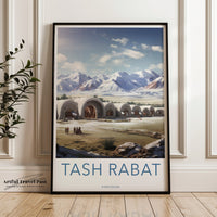 Tash Rabat Poster | Kyrgyzstan Wall Art