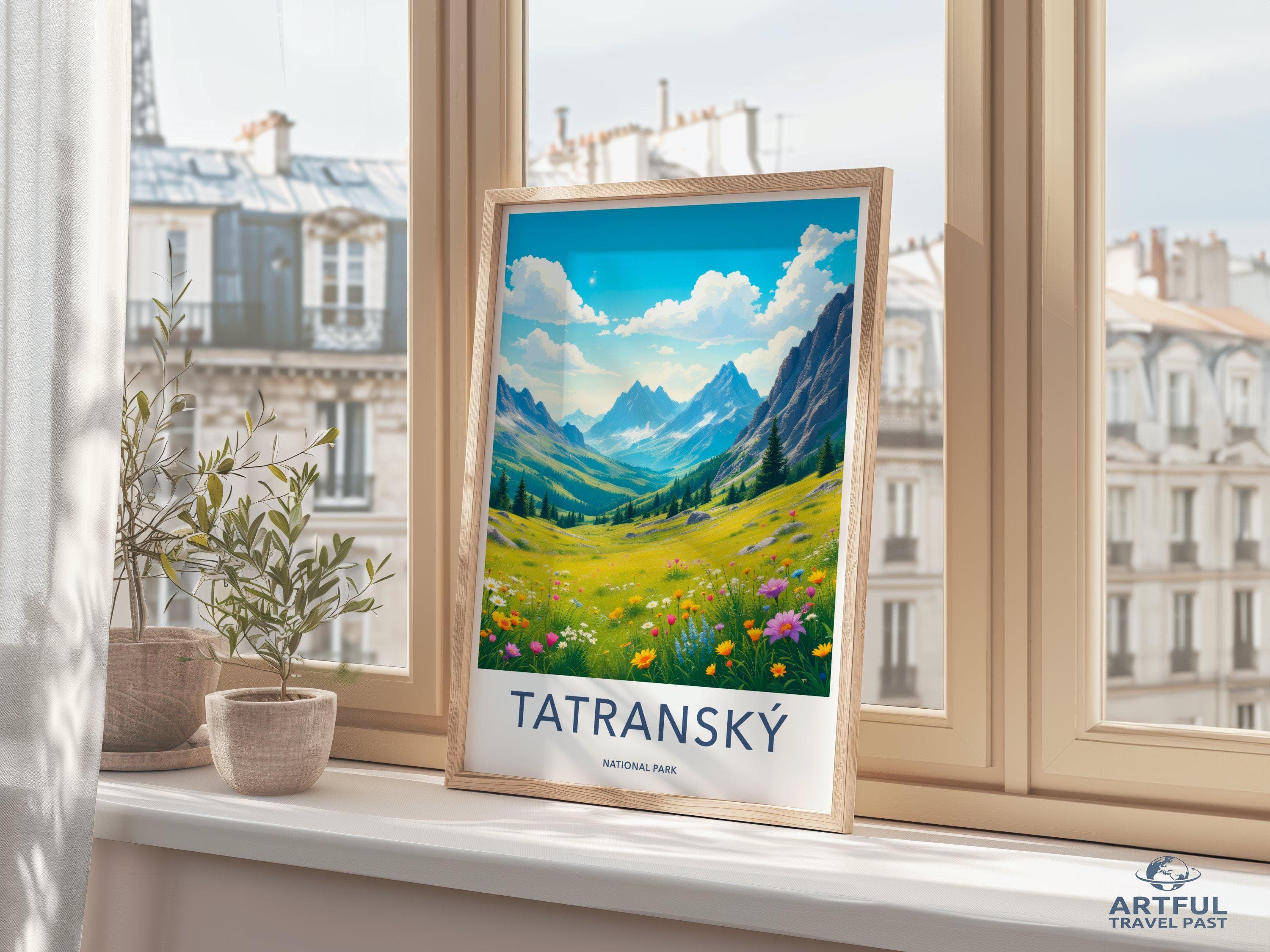 Tatranský National Park Poster | Slovakia Wall Art