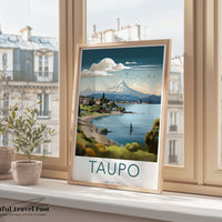 Taupo Poster - New Zealand Wall Art