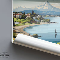 Taupo Poster - New Zealand Wall Art