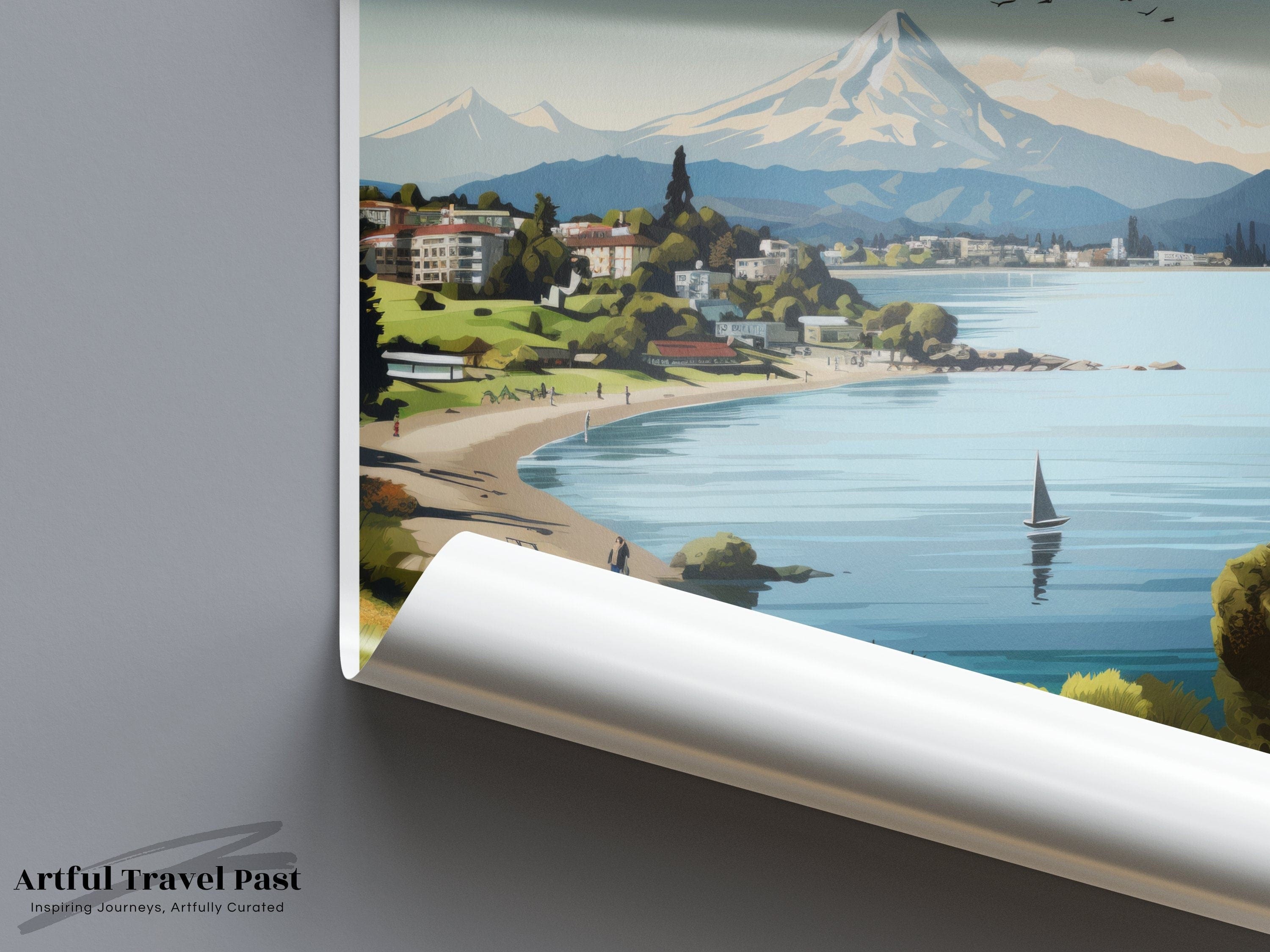 Taupo Poster - New Zealand Wall Art