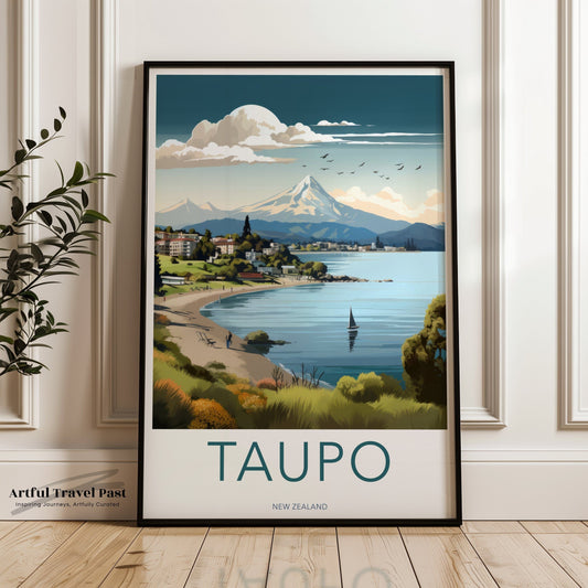 Taupo Poster - New Zealand Wall Art