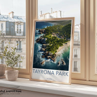 Tayrona Park Poster | Colombia Wall Art | Latin America Decor