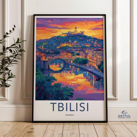 Tbilisi Poster - Georgia Wall Art