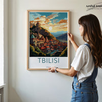 Tbilisi Poster - Georgia Wall Art
