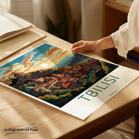 Tbilisi Poster - Georgia Wall Art