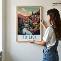 Tbilisi Poster - Georgia Wall Art