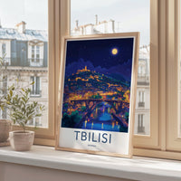 Tbilisi Poster | Georgia Wall Art | Eastern Europe Decor
