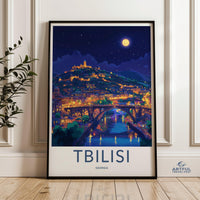 Tbilisi Poster | Georgia Wall Art | Eastern Europe Decor