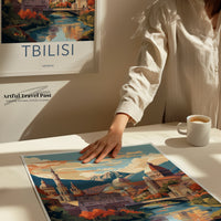 Tbilisi Poster | Georgia Wall Art | Eastern Europe Decor