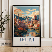 Tbilisi Poster | Georgia Wall Art | Eastern Europe Decor
