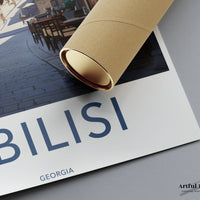 Tbilisi Poster | Georgia Wall Art | Europe Artwork