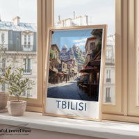 Tbilisi Poster | Georgia Wall Art | Europe Artwork