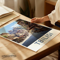 Tbilisi Poster | Georgia Wall Art | Europe Artwork