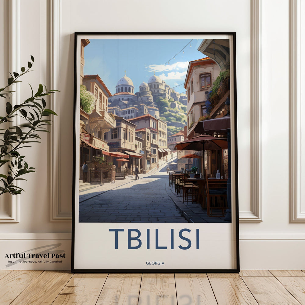 Tbilisi Poster | Georgia Wall Art | Europe Artwork