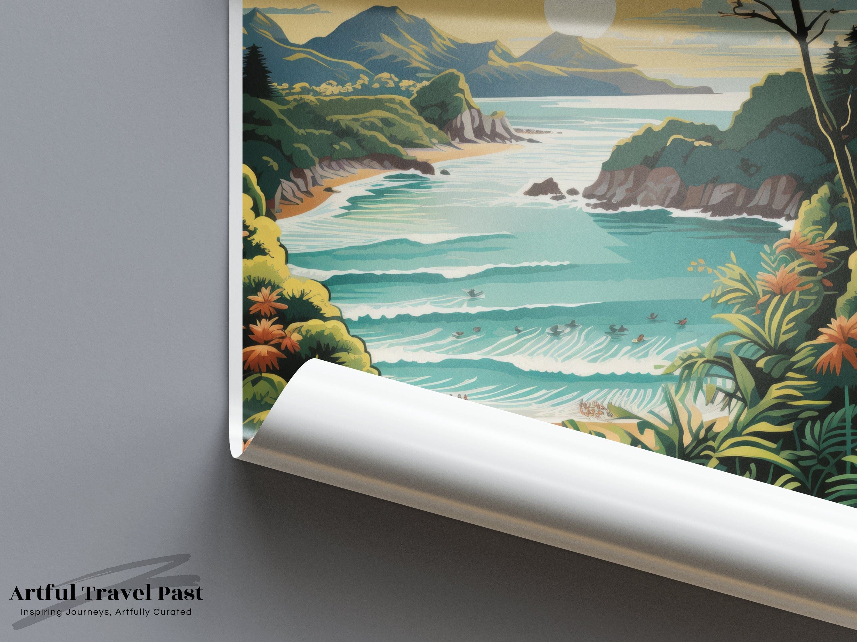 Te Tai Tokerau Poster | New Zealand Wall Art