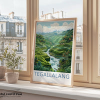 Tegallalang Poster - Indonesia Wall Art