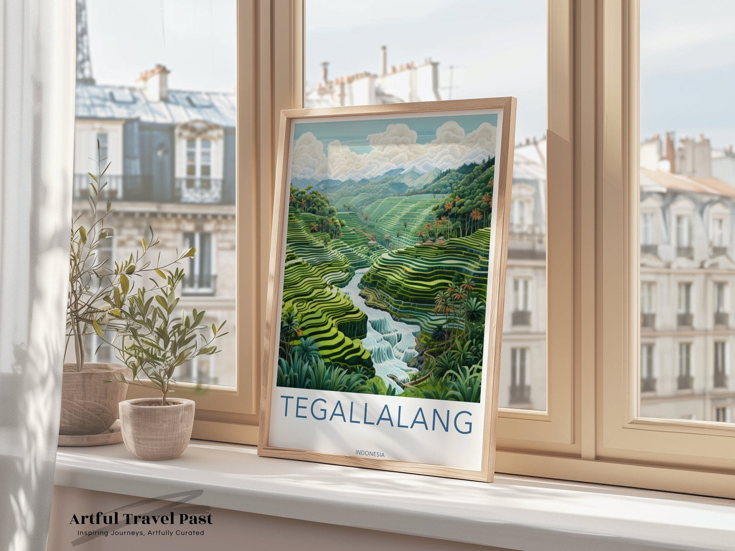Tegallalang Poster - Indonesia Wall Art